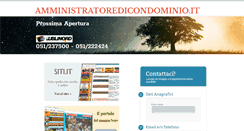 Desktop Screenshot of amministratoredicondominio.it